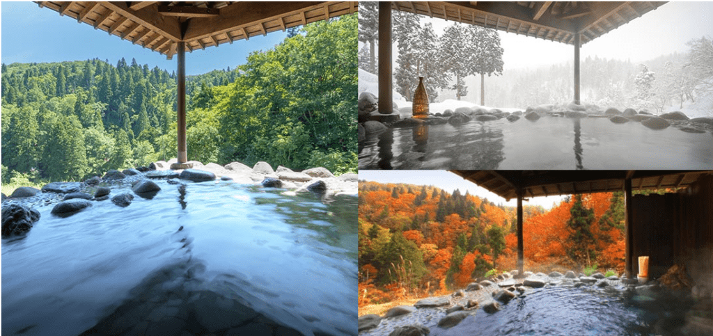 【2024日本東北山溫泉攻略】| 住宿深度分析&最佳旅遊時間，住到最美露天風呂旅館