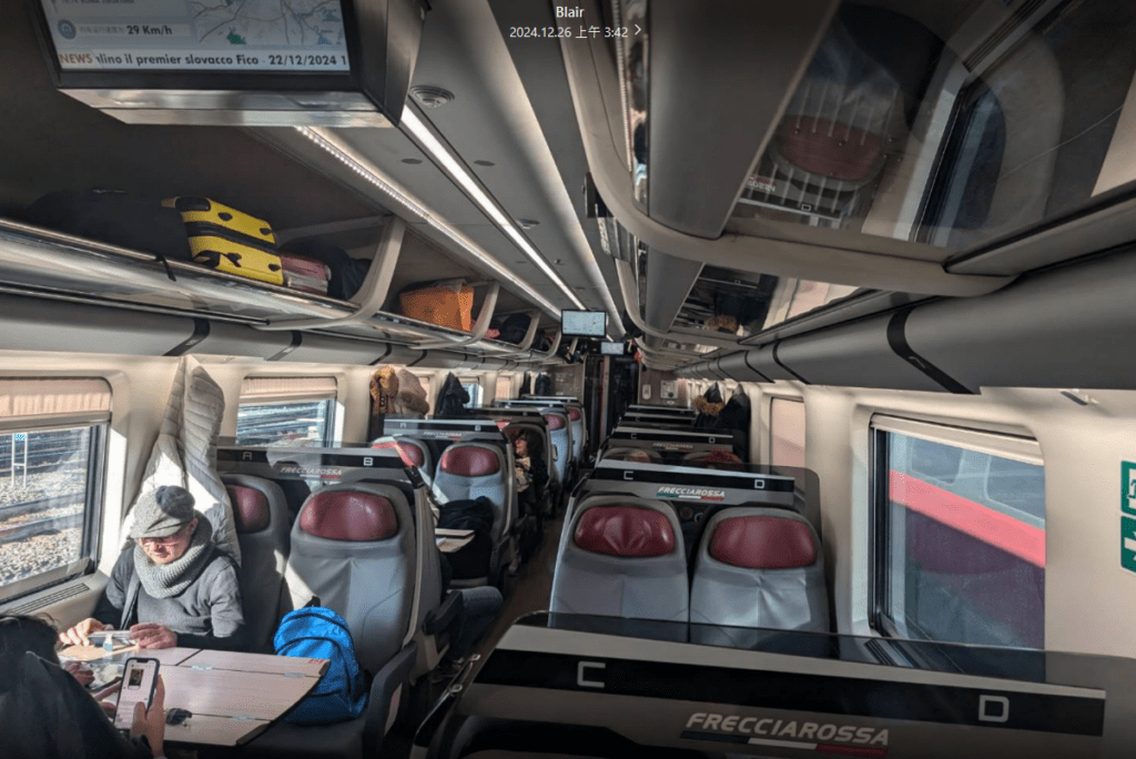 義大利火車內部