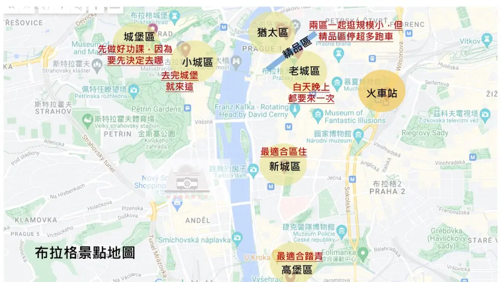 【2024布拉格自助行】| 行前必看：5大提醒注意事項&7大景點地圖，避開陷阱懶人包