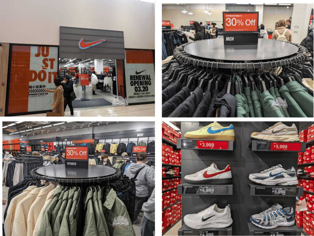 【2025北海道三井outlet攻略】|品牌折扣比較：5折NIKE，必拿折價券與退稅方法