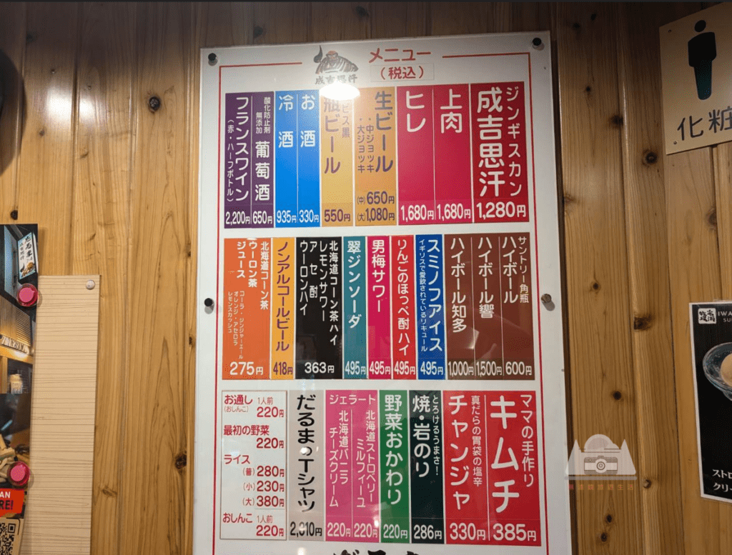 【札幌美食推薦】|成吉思汗烤肉
用餐提醒與餐點介紹，不吃羊肉也該嘗看看。
