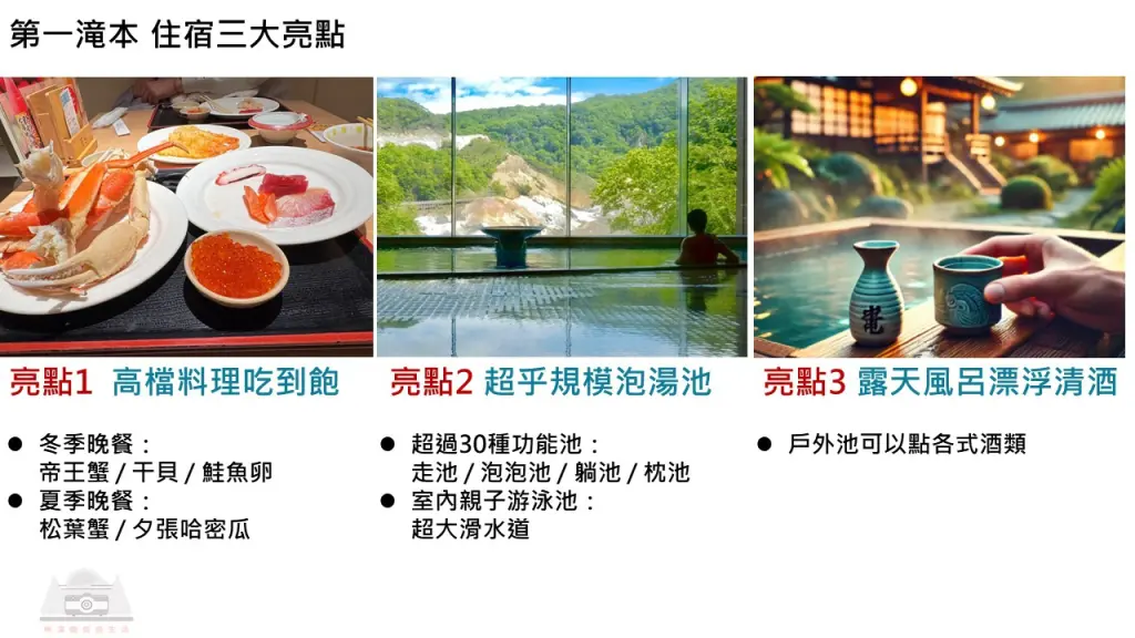 【2025登別住宿】| 第一滝本：3大亮點&接駁提醒，泡過最讚的溫泉