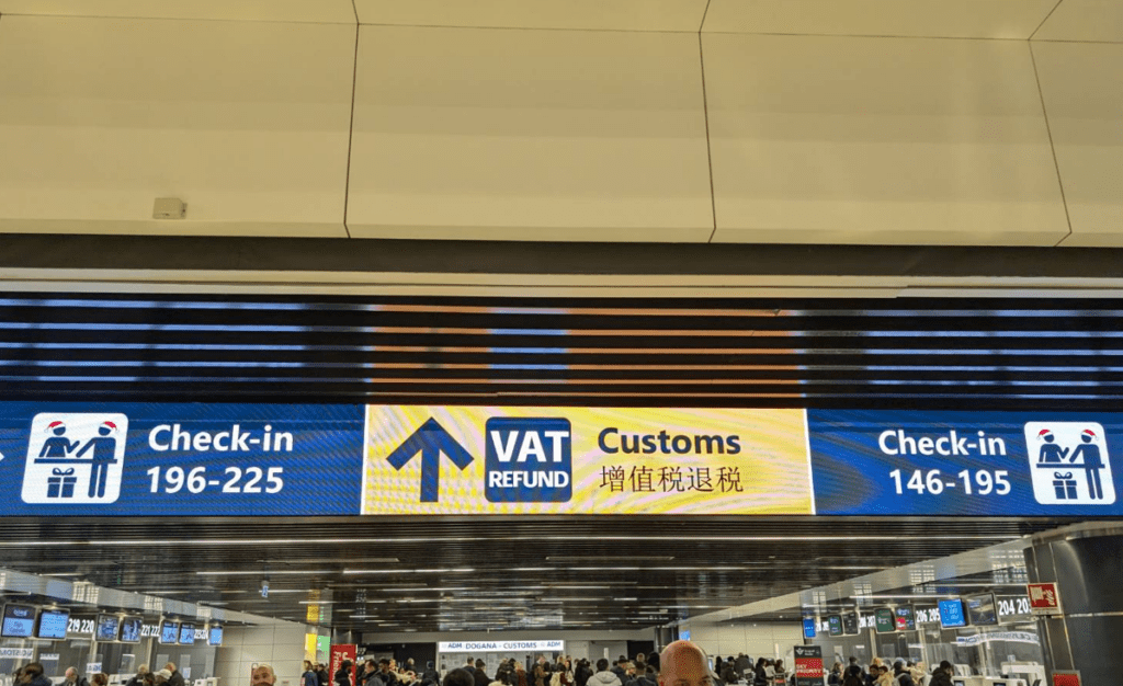 【2025羅馬機場退稅攻略】|退稅方式全圖解：超簡單退稅3步驟， 小心一退稅細節！